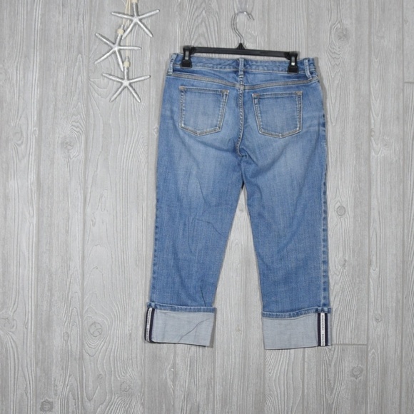BANANA REPUBLIC Cropped Cuffed Jeans Size 26 or size 2 - Picture 2 of 8